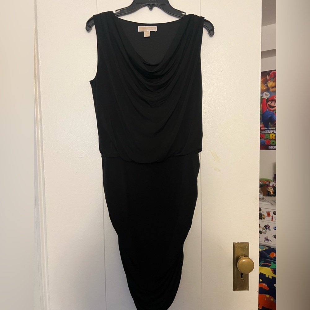 Michael Kors black dress size L tunic type dress